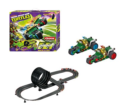 Carrera | 62324 | Set X-Loop Turtles Ninja ACアダプター付フルセット 最長8.4m go carrera Go ProTinkerToys.com – ミニカー