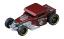 Carrera 64222 Hot Wheels - Bone Shaker Red, GO!!! 1/43 Scale