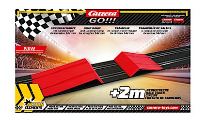 Carrera 71599 GO!!! Action Pack, Jump Ramp w/6 Straights