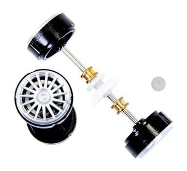 Carrera 89694 1/32 Front and Rear Axle, Mercedes-Benz SLS AMG GT3 (see description)