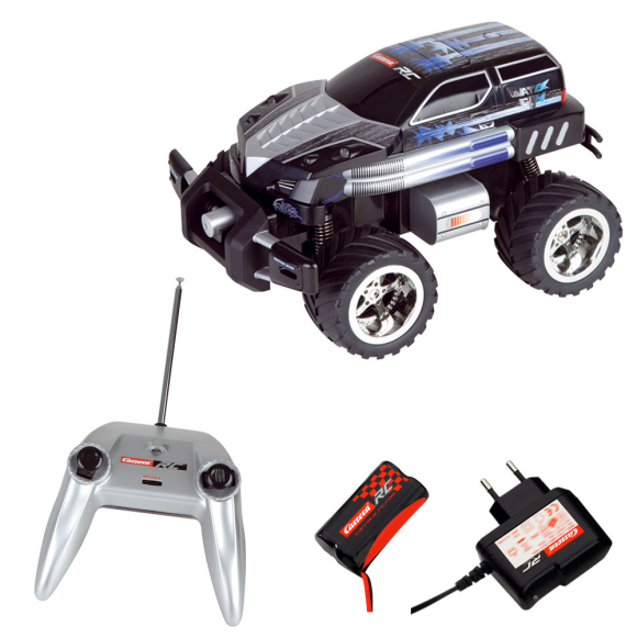 Carrera 140001 1:14 Scale Agent Black Power Watergun.. R/C 27 MHz