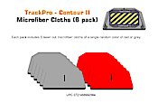 TrackPro Contour Microfiber Cloths (6 pieces)
