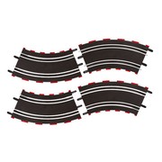 Carrera 61617 2/45 Curve (4 pieces), For use only with GO!!! and Digital 1/43