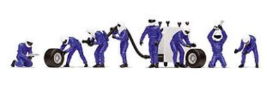 Scalextric C8291 Pit Crew A, Blue, Bargain Lot