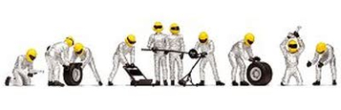 Scalextric C8294 Pit Crew B, Silver, Bargain Lot