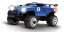 Carrera 120009 1:10 Scale  Racing Machine Blue,  R/C 2.4 GHz