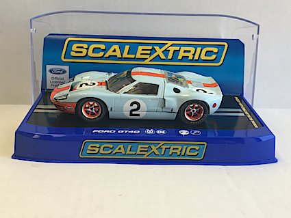 Carrera Slots Carrera Slot Cars Racing Tracks and Sets Scalextric C3325 Ford GT40 2 w Lights 1 32 Scale Bargain Lot Item