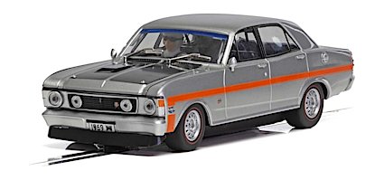 Scalextric "Silver Fox" Ford XW Falcon DPR W/ Tail Lights 1/32 Slot Car C4037 