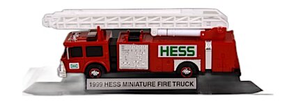 Carrera Slots Carrera Slot Cars Racing Tracks and Sets Hess 1999 Hess Miniature Fire Truck