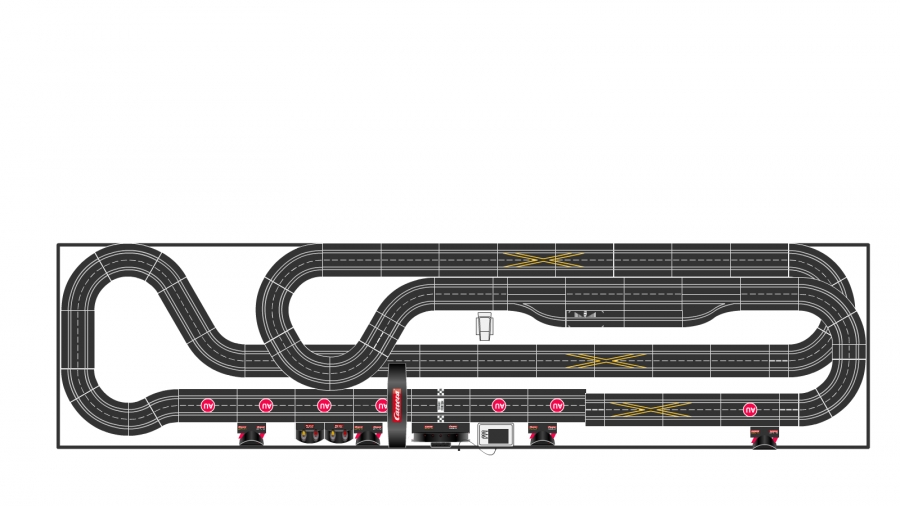 Arriba 75+ imagen carrera slot car 1/32 track design and track layouts