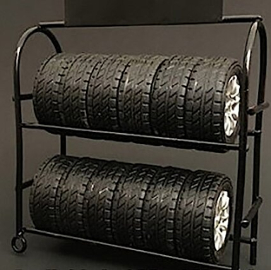 American Diorama Metal Tire Rack Set
