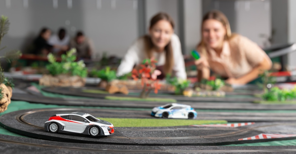 Creative Slot Car Layouts for Limited Space